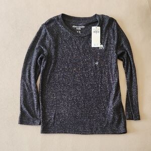 Abercrombie & Fitch Kids Navy Long Sleeve Shirt